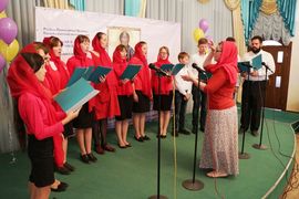 В конференц-зале Свято-Воскресенского кафедрального собора состоялся Четвертый Республиканский фестиваль православной музыки «Тебе Бога славим»
